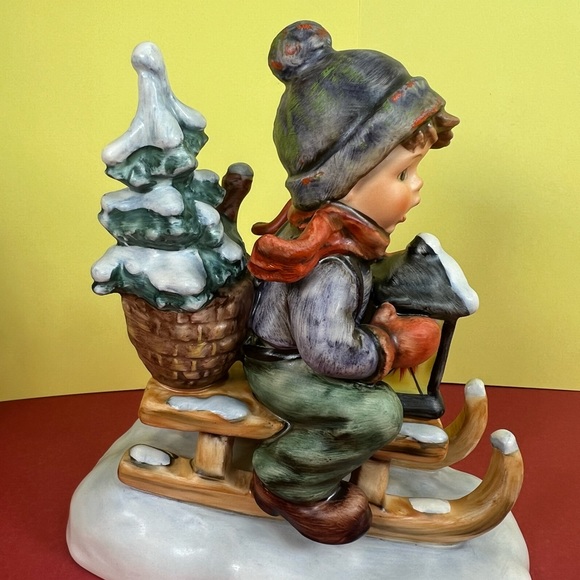 Goebel Hummel Ride Into Christmas Figurine#396 TMK-6 Vintage 1979 Mint Condition - Picture 5 of 17